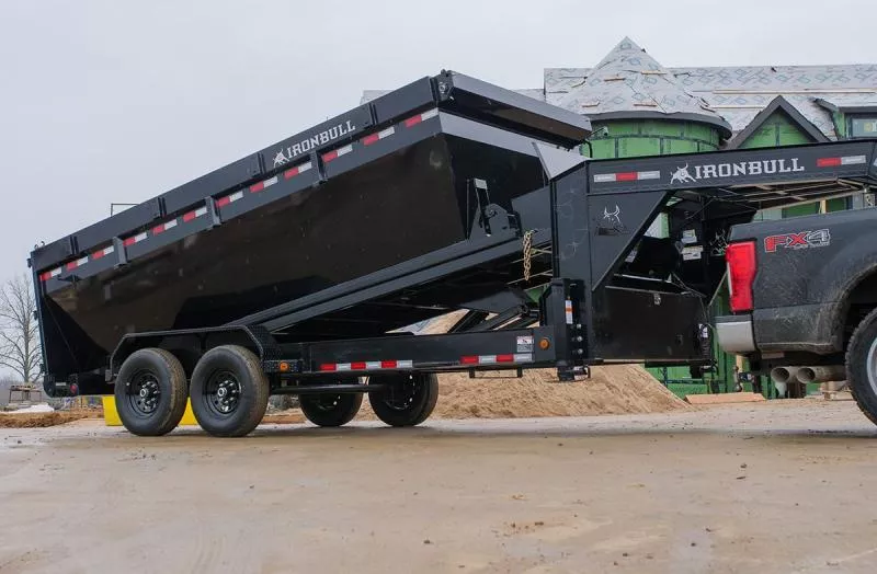 2026 Norstar 14x83 Ironbull Gooseneck, Tandem Axle, Roll Off Chassis, 14K GVWR Dump Trailer