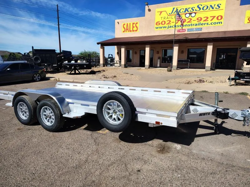 2027 Aluma 16x80 All Aluminum, 8.5K GVWR, Tandem Axle, Ramp (8016TA-EL-R-RTD) Other Trailer