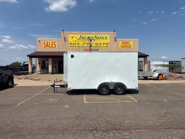 2026 Compass 14x7 Indigo DLX, 7K GVWR, Ramp Door Cargo / Enclosed Trailer