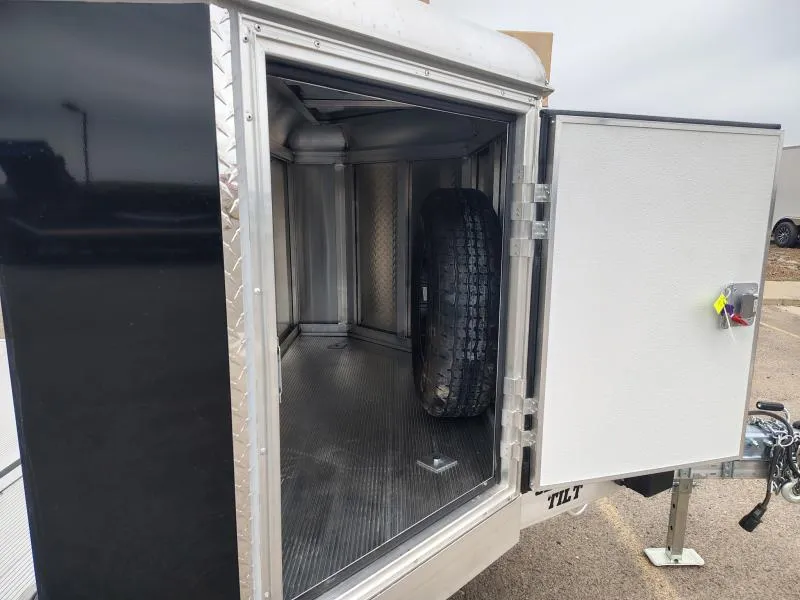 2027 Aluma 18x82 All Aluminum, 10K GVWR, Heavy Tandem Axle, XL Tilt w/ Cargo Box (8218H-XL-TILT-TA-EL-RTD-CB) Other Trailer