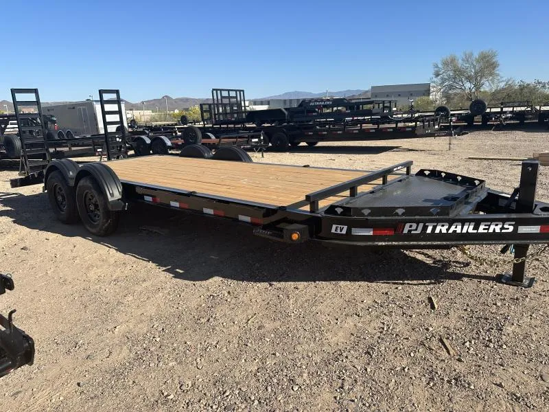 2025 PJ Trailers 20x83 Tandem Axle Voyager 14K GVWR Equipment Trailer