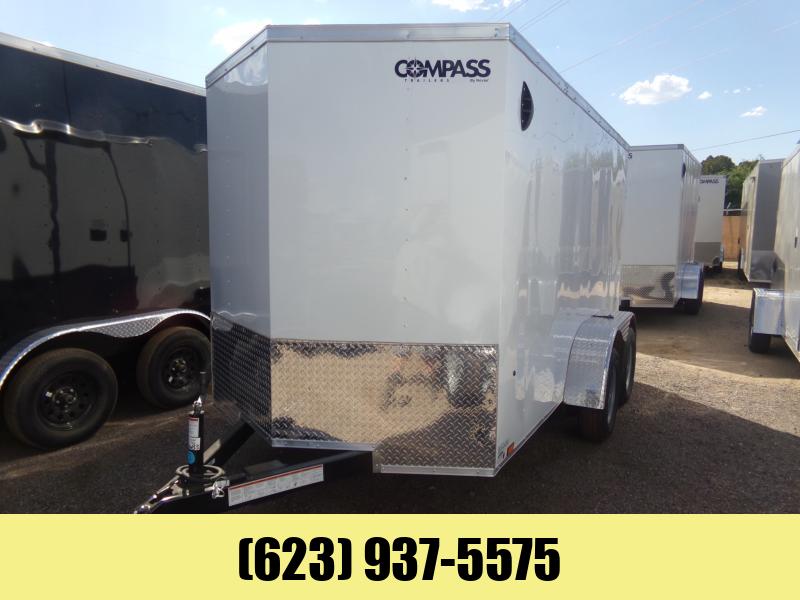 2023 Compass 6' X 12' Single Axle Cargo / Enclosed Trailer Flatbed, Dump, Utility and Cargo