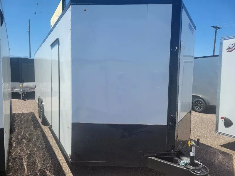 2025 Compass 24x8.5 Jasper SE, 10K GVWR, Rubber Flooring, White Vinyl Walls/Ceiling, Car Hauler, Ramp Door Cargo / Enclosed Trailer