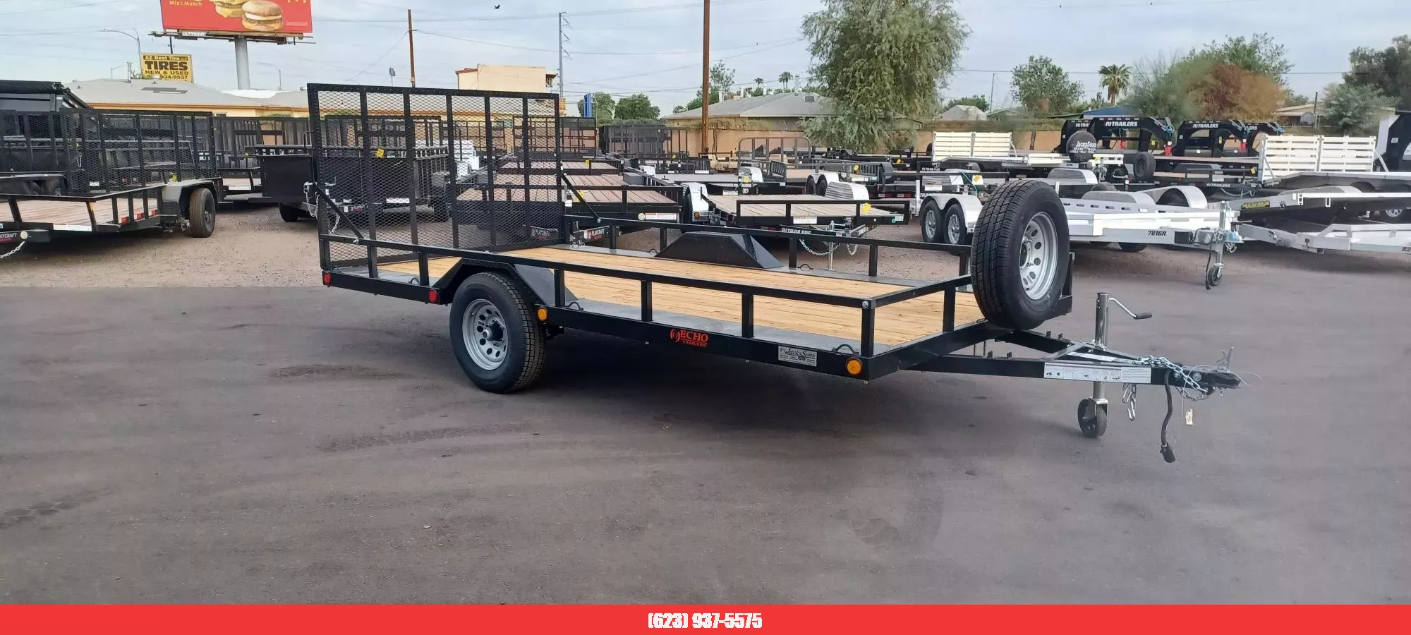 2025 Echo Trailers 14' ECHO APEX SINGLE AXLE UTILITY 5200 GVWR Equipment Trailer 1752700211