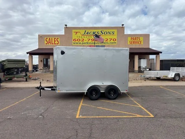 2025 Compass 12x6 Indigo DLX, 7K GVWR, Ramp Door Cargo / Enclosed Trailer