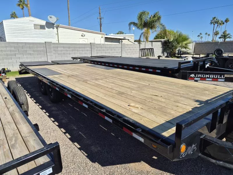 2026 PJ Trailers 24x102x8" I-Beam Tandem Axle, 14K GVWR, Deckover, Monster Ramps Other Trailer