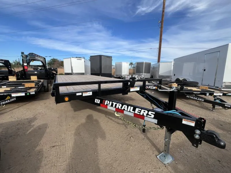 2026 PJ Trailers 20x101x6" Channel Tandem Axle, 14K GVWR, Deckover, Slide In Ramps Other Trailer