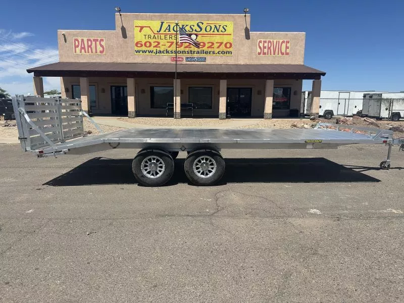 2026 Aluma 20x102 All Aluminum, 10K GVWR, Tandem Axle-1020H-TA-BT-DT-RR-RTD Other Trailer