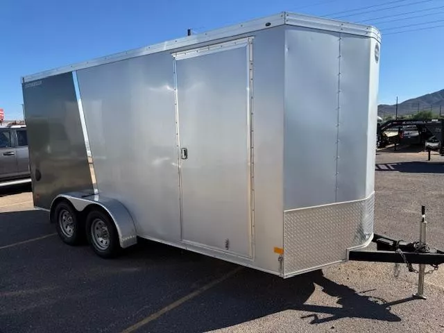 2022 Wells Cargo 16X7 Tandem Axle, V-Nose, 7K GVWR, Ramp Door Other Trailer