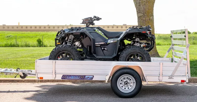 2026 Aluma 10x63 All Aluminum, 2K GVWR, Single Axle-6310ESA-S-TG Equipment Trailer