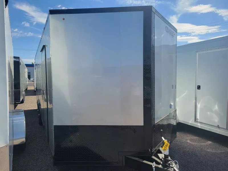2026 Compass 24X8.5 Jasper SE Car Hauler, 10K GVWR, Ramp Door Cargo / Enclosed Trailer