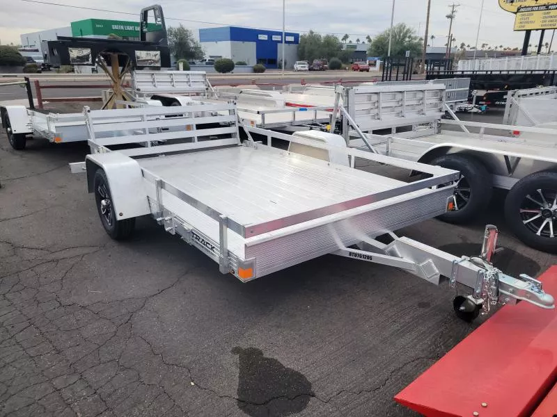 2025 Bear Track 12x76 Aluminum Single Axle 2.2K GVWR, Utility Trailer Equipment Trailer