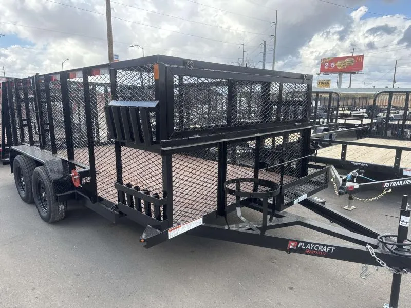 2026 Sun Country 14x83 Landscape Deluxe Tandem Axle, 4' Expanded Sides, 4' Ramp Gate, 7K GVWR, Tool Holders Other Trailer