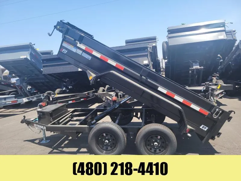 2025 PJ Trailers 10x60 Tandem Axle, 7K GVWR, Utility Dump, 18" Sides Dump Trailer