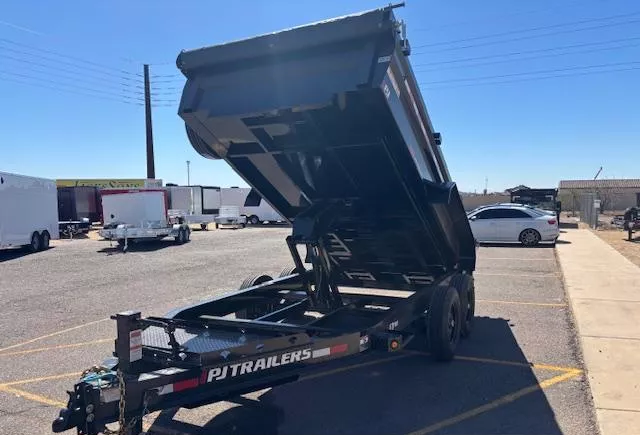 2026 PJ Trailers 14x83 Low Pro Dump, 14K GVWR, 14ply Tires, 24" Sides Dump Trailer