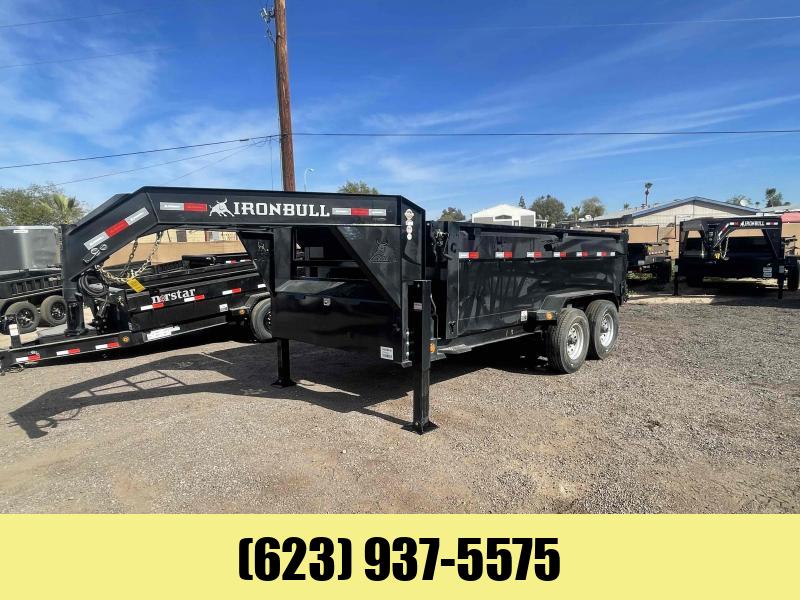 2023 Norstar 14' X 83" Gooseneck Dump Trailer 3' Walls Flatbed, Dump