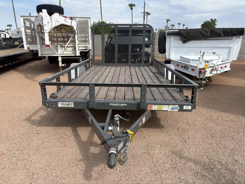 2017 PJ Trailers 12x77 Single Axle, 3K GVWR Utility, Ramp Gate Other Trailer