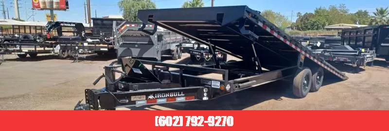 2025 Norstar 24x102 Ironbull Tandem Axle, Deckover Tilt, 14K GVWR Equipment Trailer 1754772785