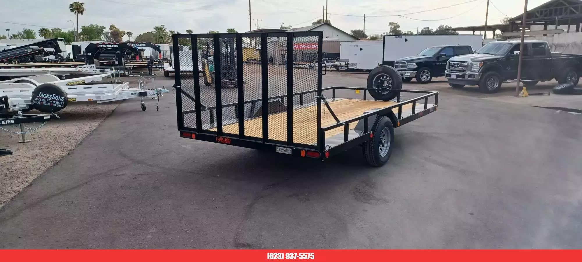 2025 Echo Trailers 14' ECHO APEX SINGLE AXLE UTILITY 5200 GVWR Equipment Trailer 1752700212