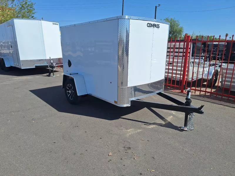 2026 Compass 08x5 Indigo DLX, 3K GVWR, Rear Doors Cargo / Enclosed Trailer