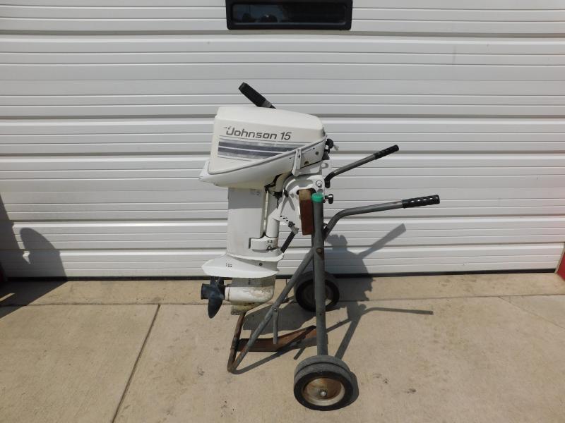 1982 Johnson 15 HP Tiller Outboard Motors 1982 Johnson 15 HP Tiller Outboard Motors