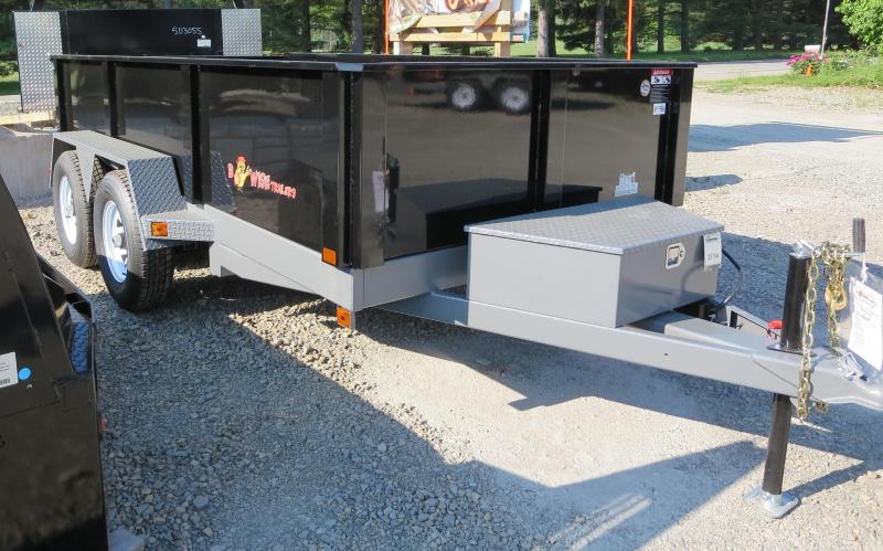 B-Wise DLP12W-10 82"x12' Dump Trailer 9.9K GVWR B-Wise DLP12W-10 82"x12' Dump Trailer 9.9K GVWR
