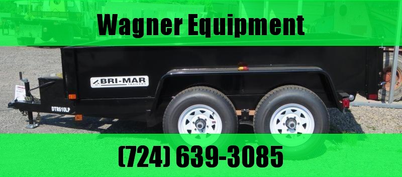 Bri-Mar DTR610LP-7-D 72"x10' Dump Trailer 7K GVWR Bri-Mar DTR610LP-7-D 72"x10' Dump Trailer 7K GVWR