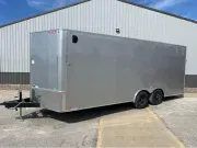 2025 H&H 102x20 Car Hauler Silver