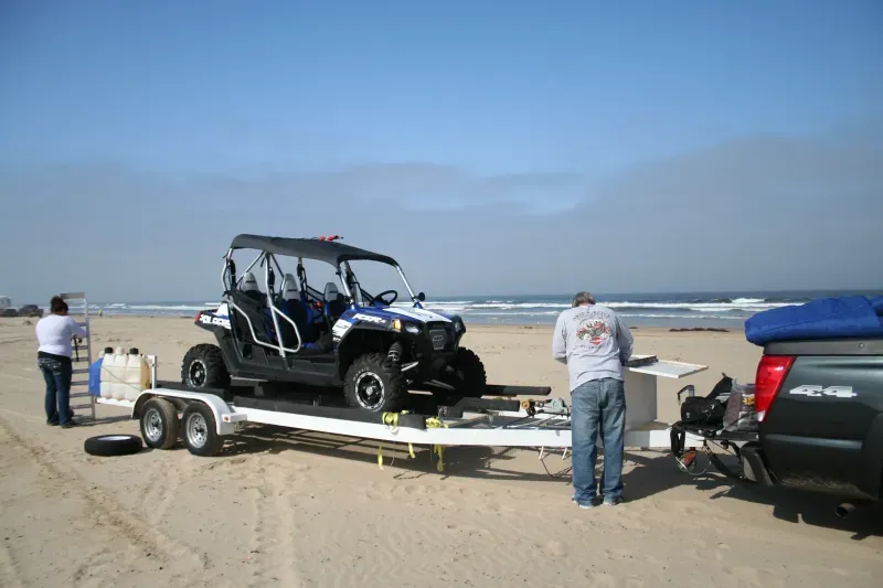 24 Foot dual axle custom trailer
