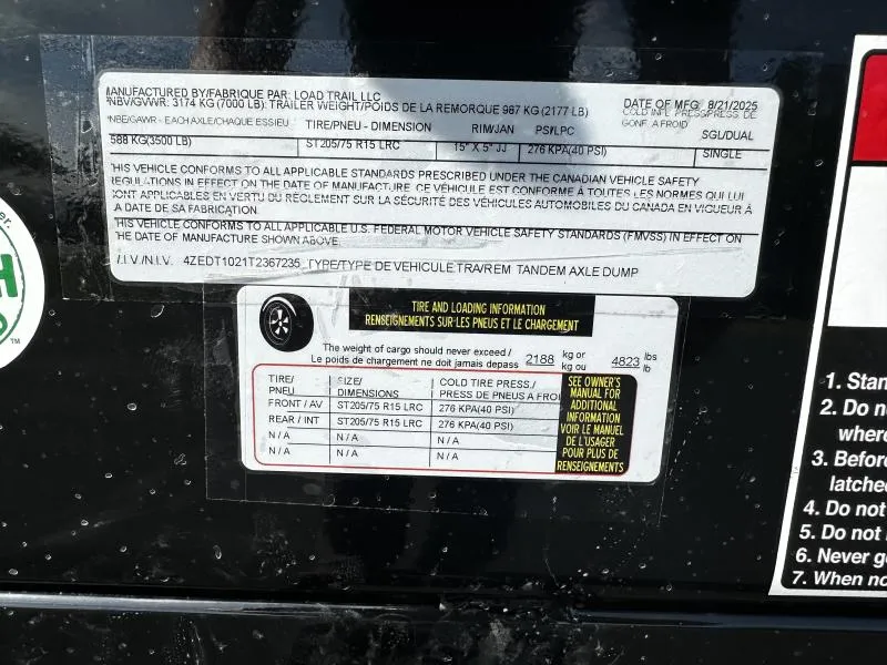 new Dump Trailers Load Trail  for sale, in Albany, IN Thumbnail 14