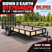 2026 Down 2 Earth Trailers Single Axle Utility - DTE7614G29 (76 x 14)