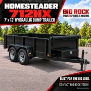 2027 Homesteader Trailers Dump Series 712HX (7 x 12)