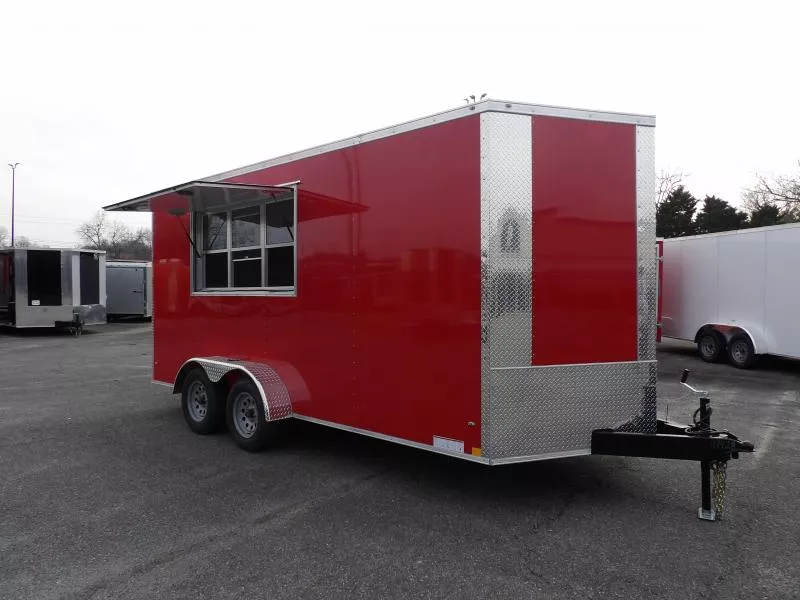 2026 Diamond Cargo 7X16 Con Vending / Concession Trailer