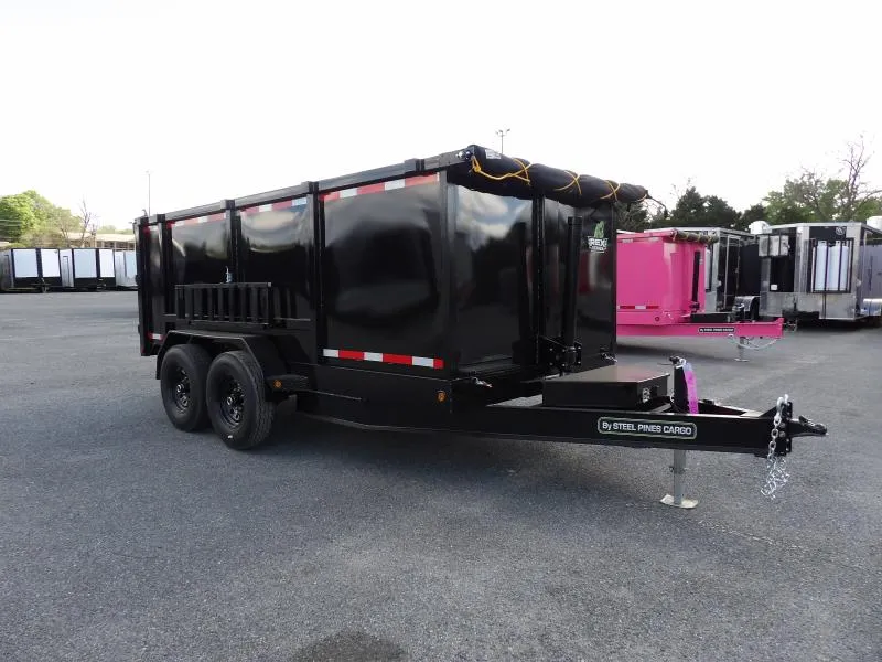 2025 Steel Pines Cargo 7x14x4 7K Dump Trailer