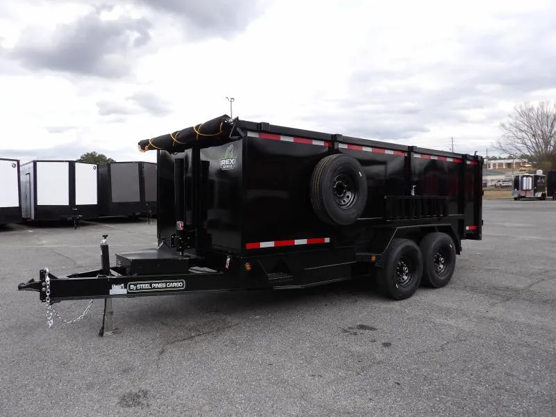 2026 Steel Pines Cargo 7X16X4 7K Dump Trailer
