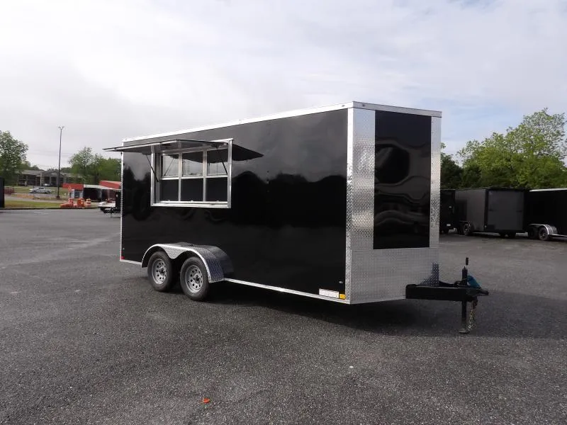 2026 Diamond Cargo 7X16 Con Special 4 Vending / Concession Trailer