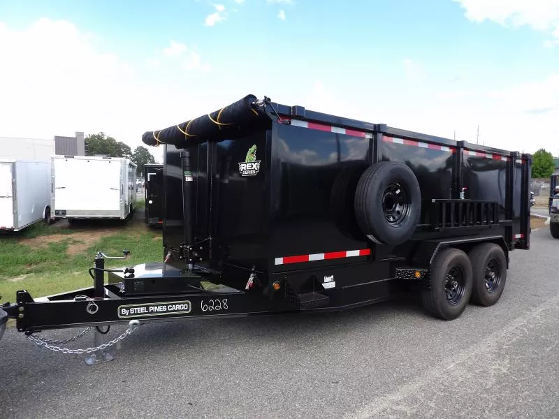 2026 Steel Pines Cargo 7X16X4 7K Dump Trailer