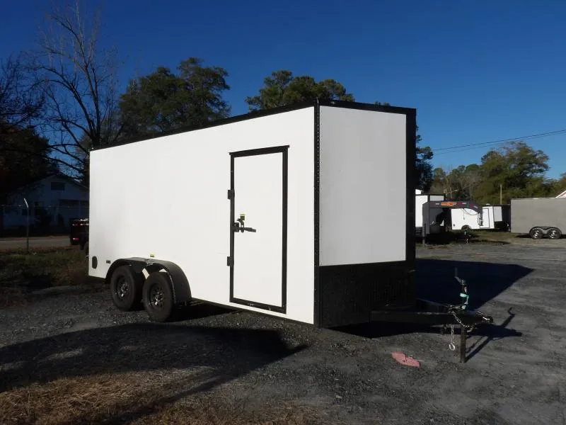 2025 PowerLine Cargo 7X16 TA Equipment Trailer