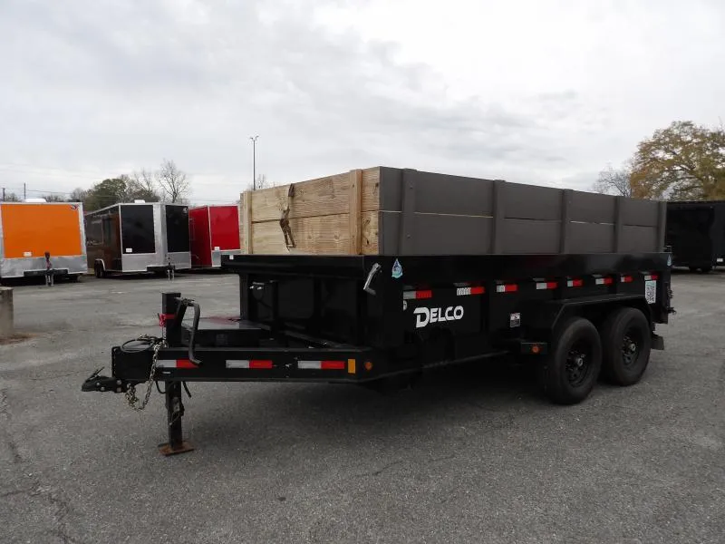 2023 Delco Trailers 7X14X2 Dump 7K Equipment Trailer