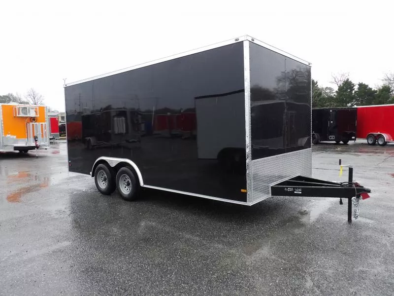 2026 All World Trailers 8.5X18 Cargo / Enclosed Trailer