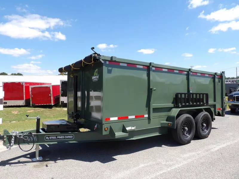 2026 Steel Pines Cargo 7X16X4 7K Dump Dump Trailer