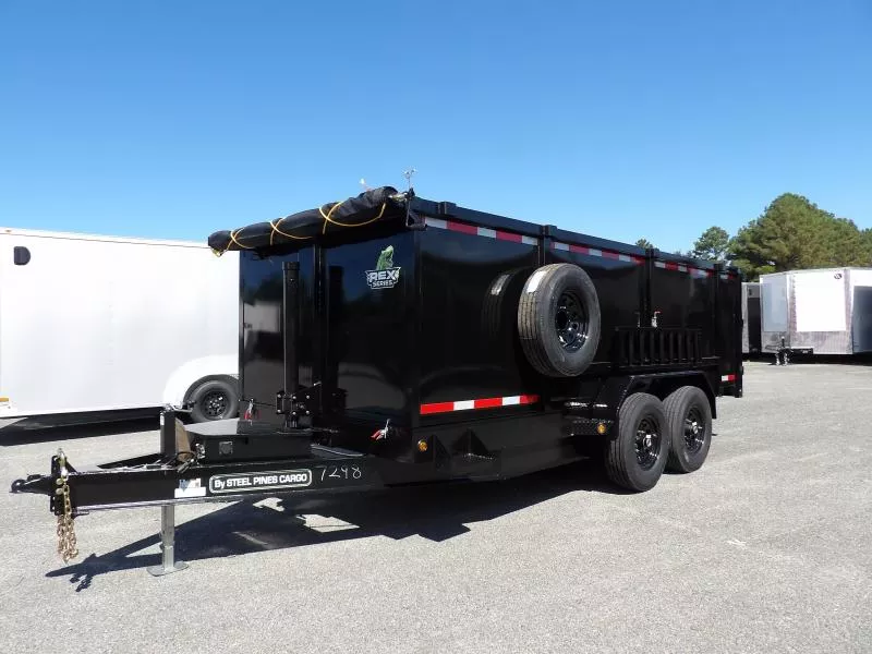 2026 Steel Pines Cargo 7X16X4 7K Dump Dump Trailer