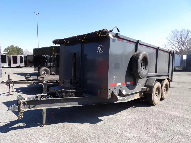 2025 Steel Pines Cargo 7X14 Dump 7K Equipment Trailer