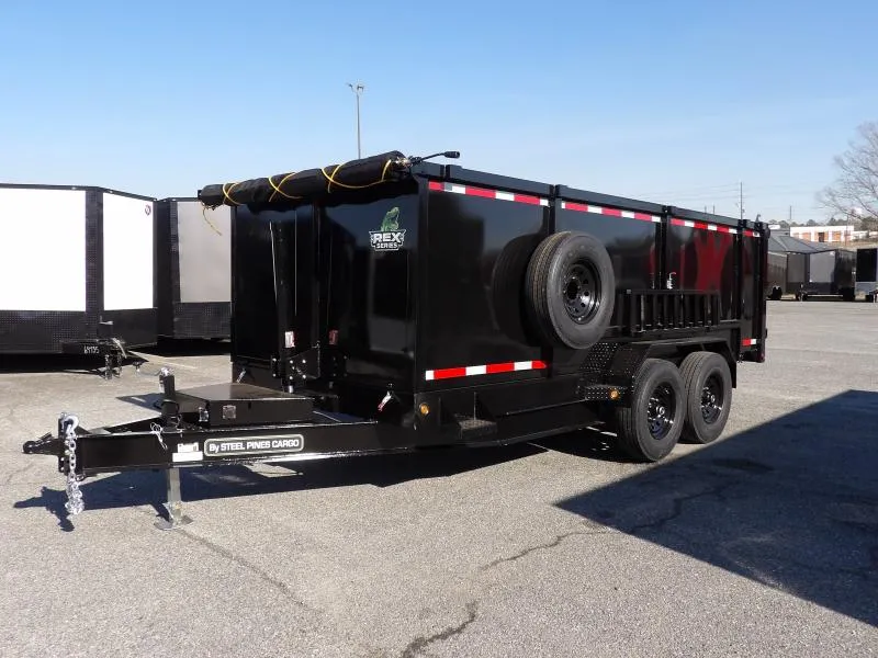 2026 Steel Pines Cargo 7X16X4 7K Dump Trailer