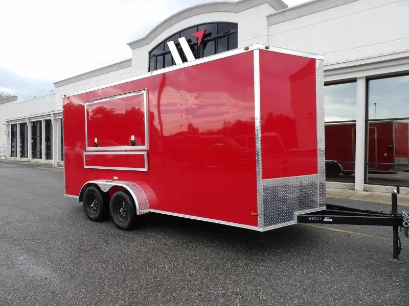 2025 All World Trailers 7X16 Concession Equipment Trailer