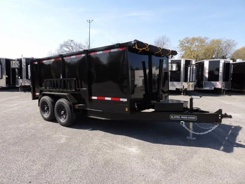 2026 Steel Pines Cargo 7X14X4 7K Dump Trailer