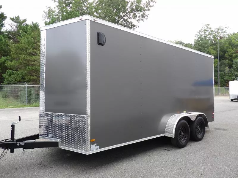 2026 All World Trailers 7x16 TA Cargo / Enclosed Trailer