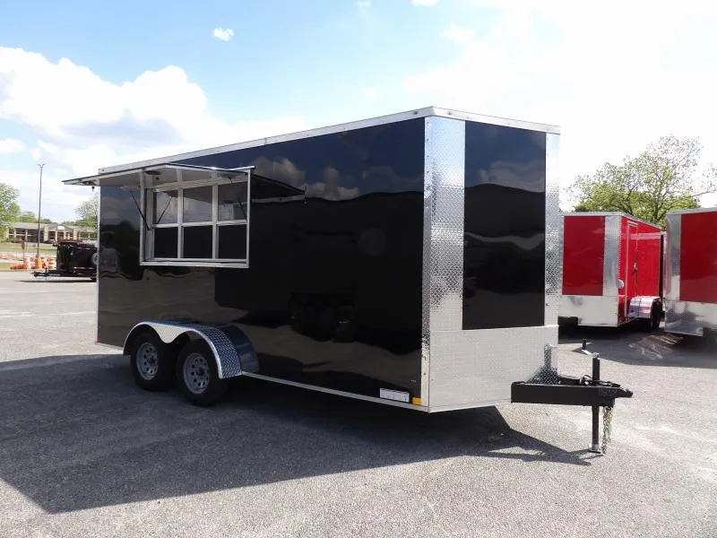 2026 Diamond Cargo 7X16 Con Special 4 Vending / Concession Trailer