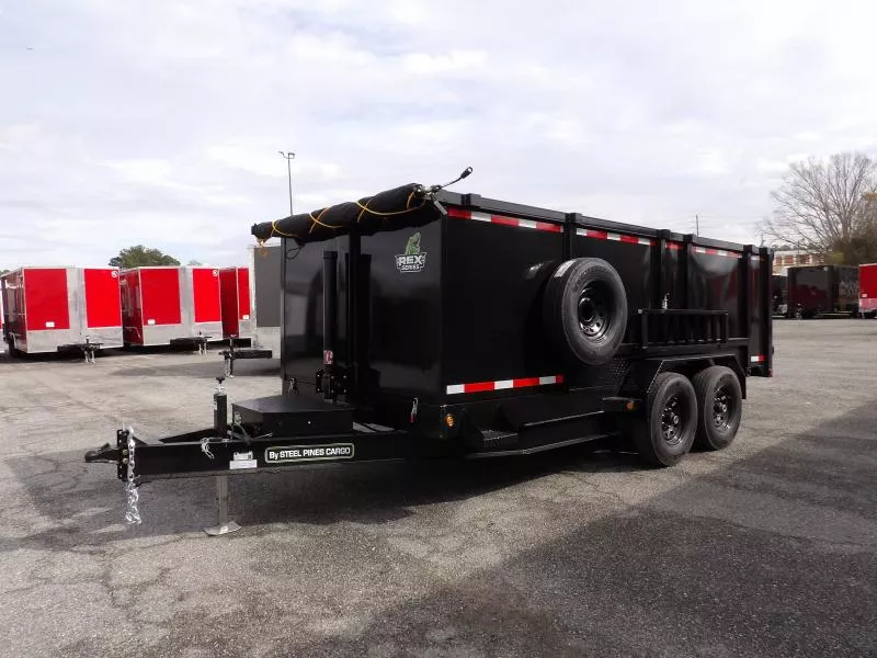 2026 Steel Pines Cargo 7X16X4 7K Dump Trailer