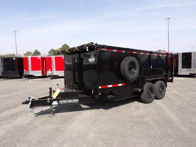 2026 Steel Pines Cargo 7X16X4 7K Dump Trailer